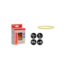 GOMAS ELÁSTICAS, Nº 8, Ø80 x 2 mm, 60 g, BLISTER | HogarLider