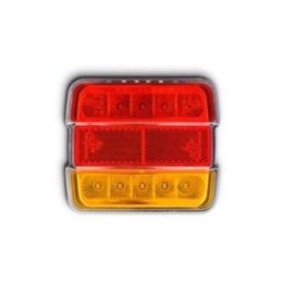 PILOTO TRASERO LED CUADRADO CON 5 FUNCIONES, 12V | HogarLider