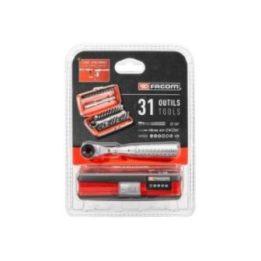 LLAVE DE CARRACA Y PUNTAS ¼ pulg, 31 PIEZAS | HogarLider