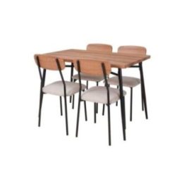 CONJUNTO MESA Y 4 SILLAS, MDF Y… · EL3-27075 | HogarLider