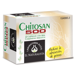 El Natural Chitosan 500 60 Caps | HogarLider