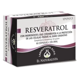 El Natural Resveratrol 60 Caps | HogarLider