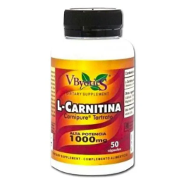 V.byotic L Carnitina Carnipure 1000 Mg 50 Caps | HogarLider