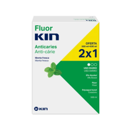Kin Fluorkin Enjuague Bucal Diario 2x500ml | HogarLider