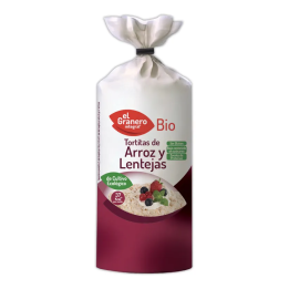Granero Tortitas De Arroz y Lentejas Bio 115g | HogarLider