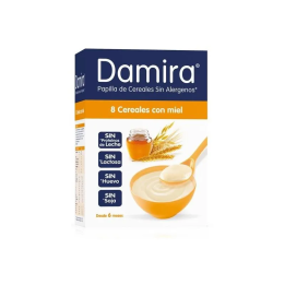 Damira Papilla 8 Cereales Con Miel 6m 600g | HogarLider