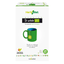 Novadiet Infu Te Verde Ecodiet 20 Filtros | HogarLider
