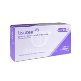 Guantex Lisutex Nitrilo S-P T-G 100U | HogarLider