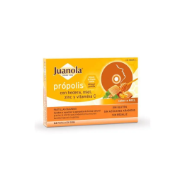 Juanola Própolis Hedera Sabor Miel 24 Pastillas | HogarLider
