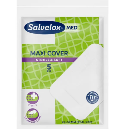 Salvelox Maxi Cover Apósito Estéril 5, 76x54mm | HogarLider