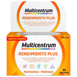 Multicentrum Rendimiento Plus 30 Comprimidos | HogarLider