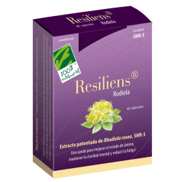 100%natura Resiliens Rhodiola 40 Cap | HogarLider