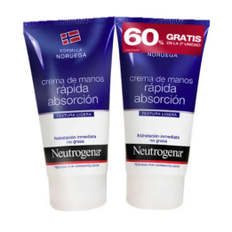 Neutrogena Crema Manos Rápida Absorción 2x75ml | HogarLider