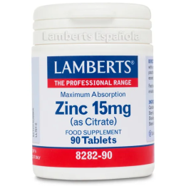 Lamberts Zinc 15 Mg 90 Tabs | HogarLider