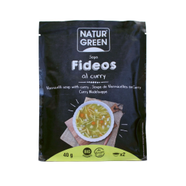 Naturgreen Sopa Fideos Curry 40g | HogarLider