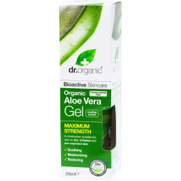 Dr Organic Aloe Vera Gel Maximum Strength 200ml | HogarLider
