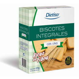 Dietisa Biscotes De Lino 32 Uds 270 Gramos | HogarLider