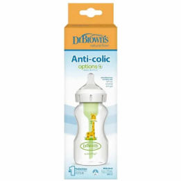 Dr. Brown's Biberón Anticólicos Boca Ancha 270ml | HogarLider