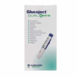 Menarini Glucoject Dual Extra Pinchador | HogarLider