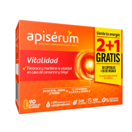 Apiserum Vitaminado 3 X 30 Capsulas | HogarLider