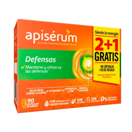 Apisérum Defensas Pack 3 meses 90 cápsulas | HogarLider