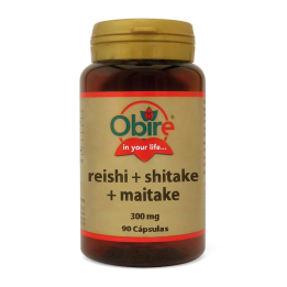 Obire Reishi Shiitake Maitake 300 Mg 90 Caps | HogarLider
