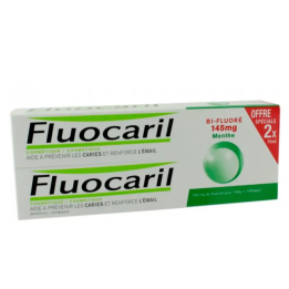 Fluocaril Pasta Bi-Flúor Menta 145mg 2x75ml | HogarLider