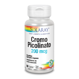 Solaray Chromium Picolinate 50 Tabletas | HogarLider