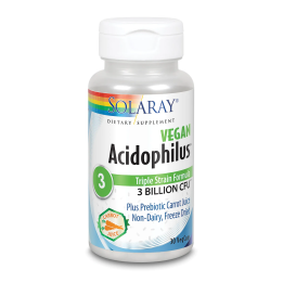 Solaray Acidophilus Plus 3 Billion 30 Caps | HogarLider