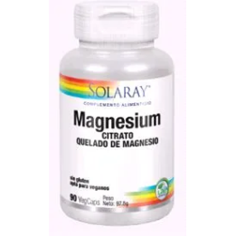 Solaray Magnesium 133 Mg 90 Vcaps | HogarLider