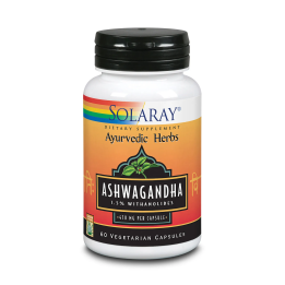 Ashwagandha 470 Mg 60 Caps Vegetales-Solaray | HogarLider