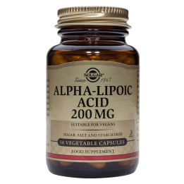Solgar Ácido Alfa-Lipoico 200mg 50 Cápsulas | HogarLider