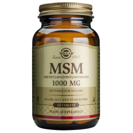 Solgar MSM 1000mg 60 Comprimidos | HogarLider