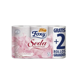 Foxy Seda Papel Higiénico 4 Capas 4+2 Rollos | HogarLider