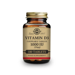 Solgar Vitamina D3 1000UI 100 Cápsulas | HogarLider