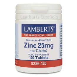 Lamberts Citrato De Zinc 25 Mg 120 Caps | HogarLider