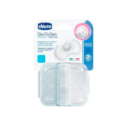 Chicco SkinToSkin Protege Pezón Silicona S-M 2U | HogarLider