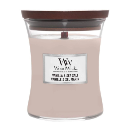 Woodwick Vela Vanilla y Sea Salt 275g | HogarLider