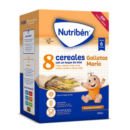 Nutriben 8 Cereales Miel Galletas 600g | HogarLider