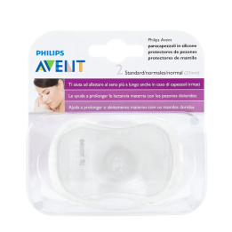 Avent 2 Pezoneras Silicona Standard | HogarLider