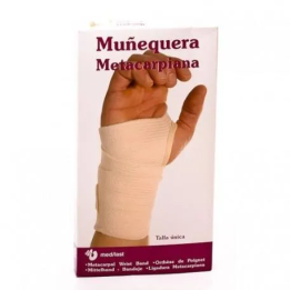 Muñequera Medilast Metacarpiana De Velcro Blanca | HogarLider