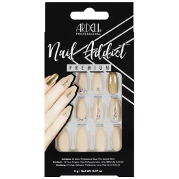 Ardell Nail Addict Nude Jeweled Uñas Postizas | HogarLider