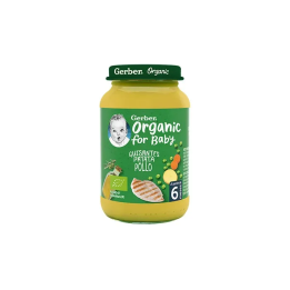 Gerber Organic Guisante Patata Pollo 1U 190g | HogarLider