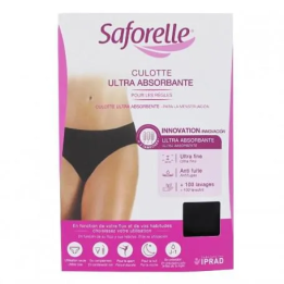 Saforelle Culotte Ultra Absorbente Negro Talla L | HogarLider