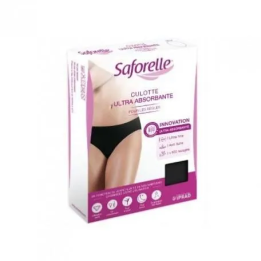 Saforelle Culotte Ultra Absorbente Negro Talla M | HogarLider