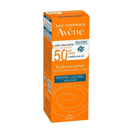 Avène Fluido Sin Perfume SPF 50+ 50ml | HogarLider