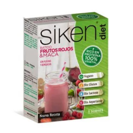 Siken Batido Frutos Rojos y Maca 5 Sobres | HogarLider