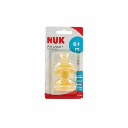 Nuk Tetina FC+Látex 6-18m Orificio Medio M 2Unds | HogarLider