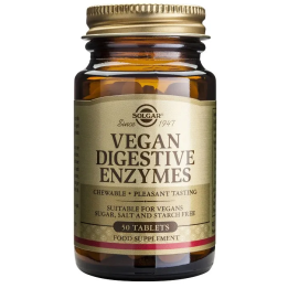 Solgar Vegan Enzimas Digestivas 50 Comprimidos | HogarLider
