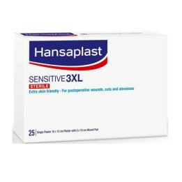 Hansaplast Sensitive 3 Xl 25 Unidades | HogarLider